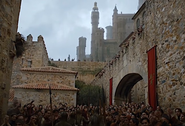 Arco de la Estrella de Cáceres Juego de Tronos