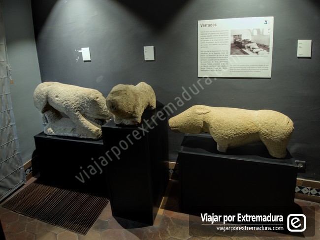 Interior del Museo de Cáceres en el Palacio de las Veletas