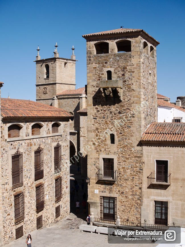 Palacio de los Golfines de Abajo en Cáceres