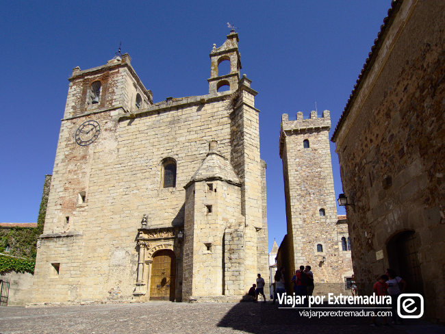 Plaza de San Mateo en Cáceres