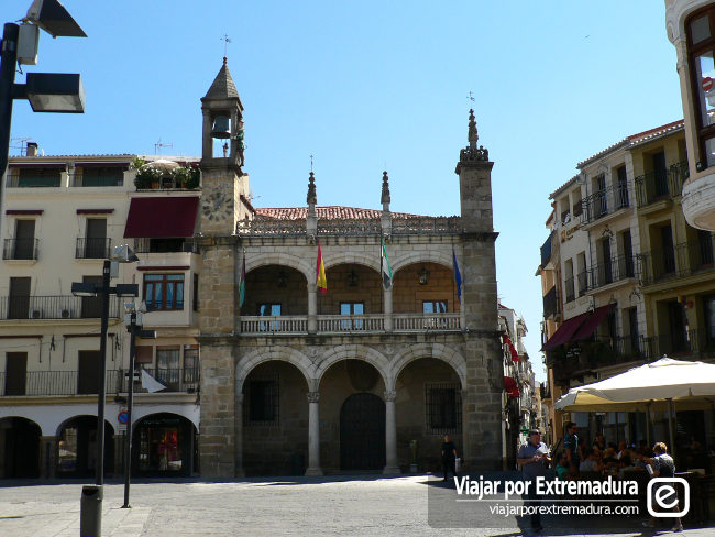 Plaza Mayor de Plasencia. Palacio Municipal.