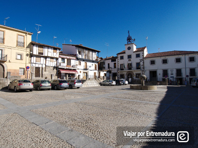 Plaza de España de Cuacos de Yuste