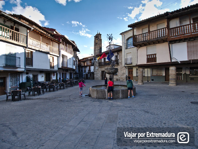 Plaza en Villanueva de la Vera
