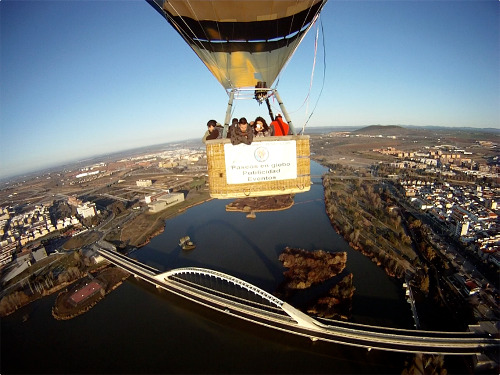 Turismo activo. Viajes en globo en Extremadura