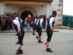 Los Negritos de San Blas en Montehermoso
