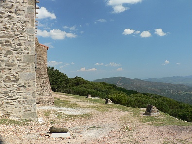 Las vistas desde el Monasterio de Tentudía son espectaculares