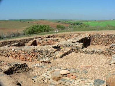 Yacimiento de los Castillejos. Zona superior del cerro