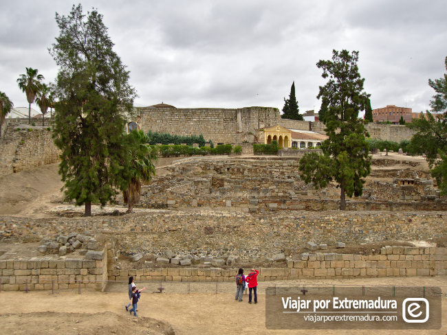 Zona norte del recinto, donde se encontraban las dependencias del gobernador
