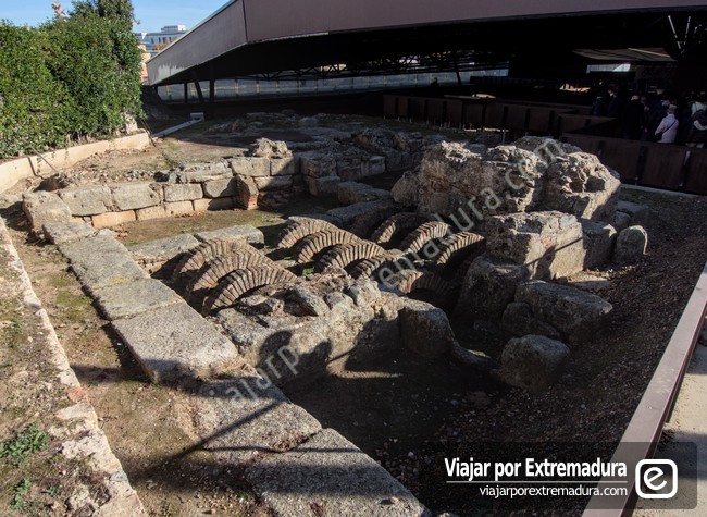 Casa del Anfiteatro en Mérida - termas