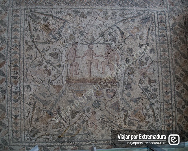 Casa del Anfiteatro en Mérida - mosaico