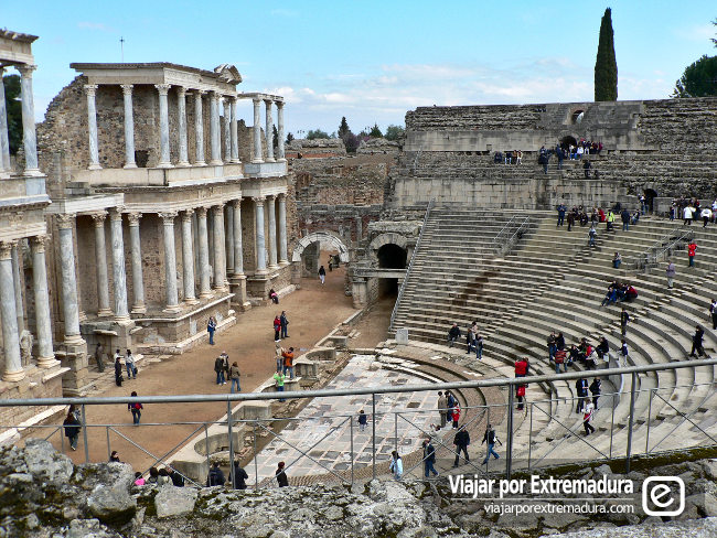 Qué ver en Extremadura - Teatro Romano de Mérida