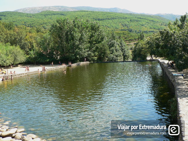 Piscina natural El Nogalón en Jerte