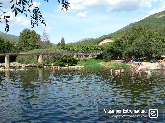 Piscina natural El Nogalón en Jerte